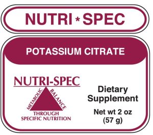 Potassium Citrate 2 oz