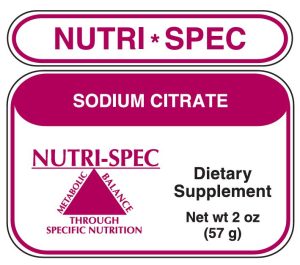 Sodium Citrate 2 oz