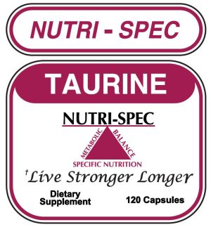 Taurine 120 Capsules