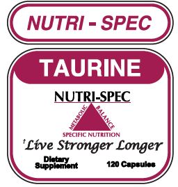 Taurine 120 Capsules